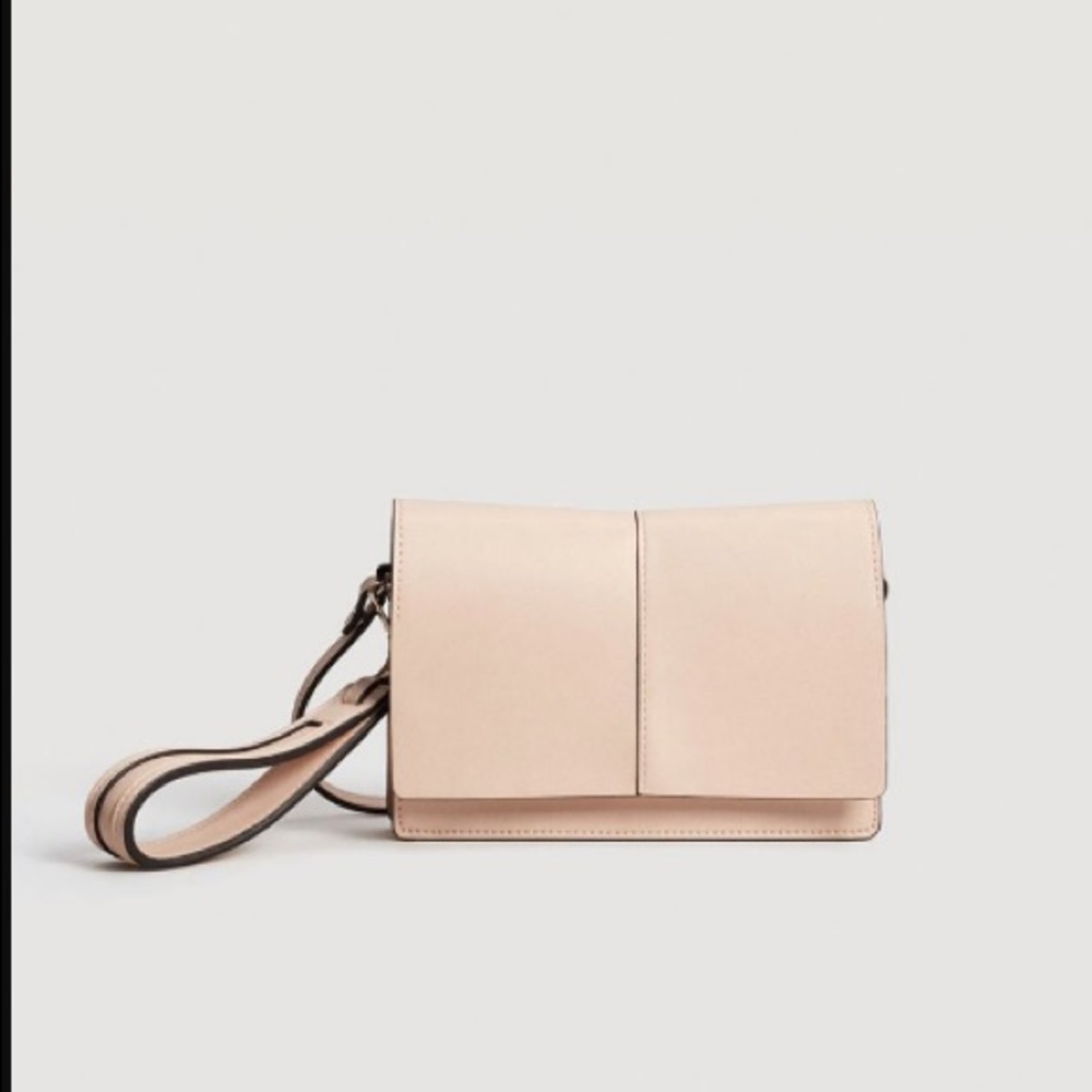 Mango Flap Pebbled Bag